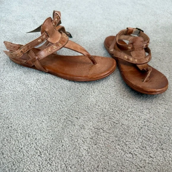 BED|STU Moon Brown Leather Sandals - Picture 3 of 3